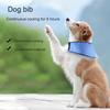 Hunde Kühlkleidung Haustier Sommer Kühlhalsband Atmungsaktives Halsband Schnelltrocknend Haustier Eis Kühlmatte Verstellbarer Schal Hunde Zubehör