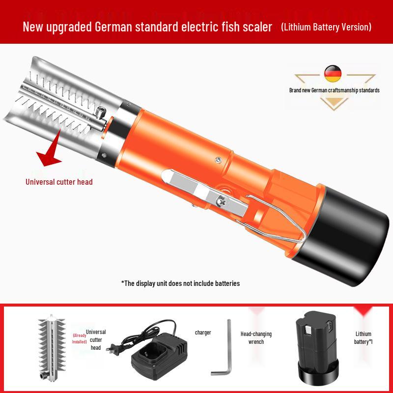 Aijiu Electric Automatic Fish Scaler and Scraper Tool