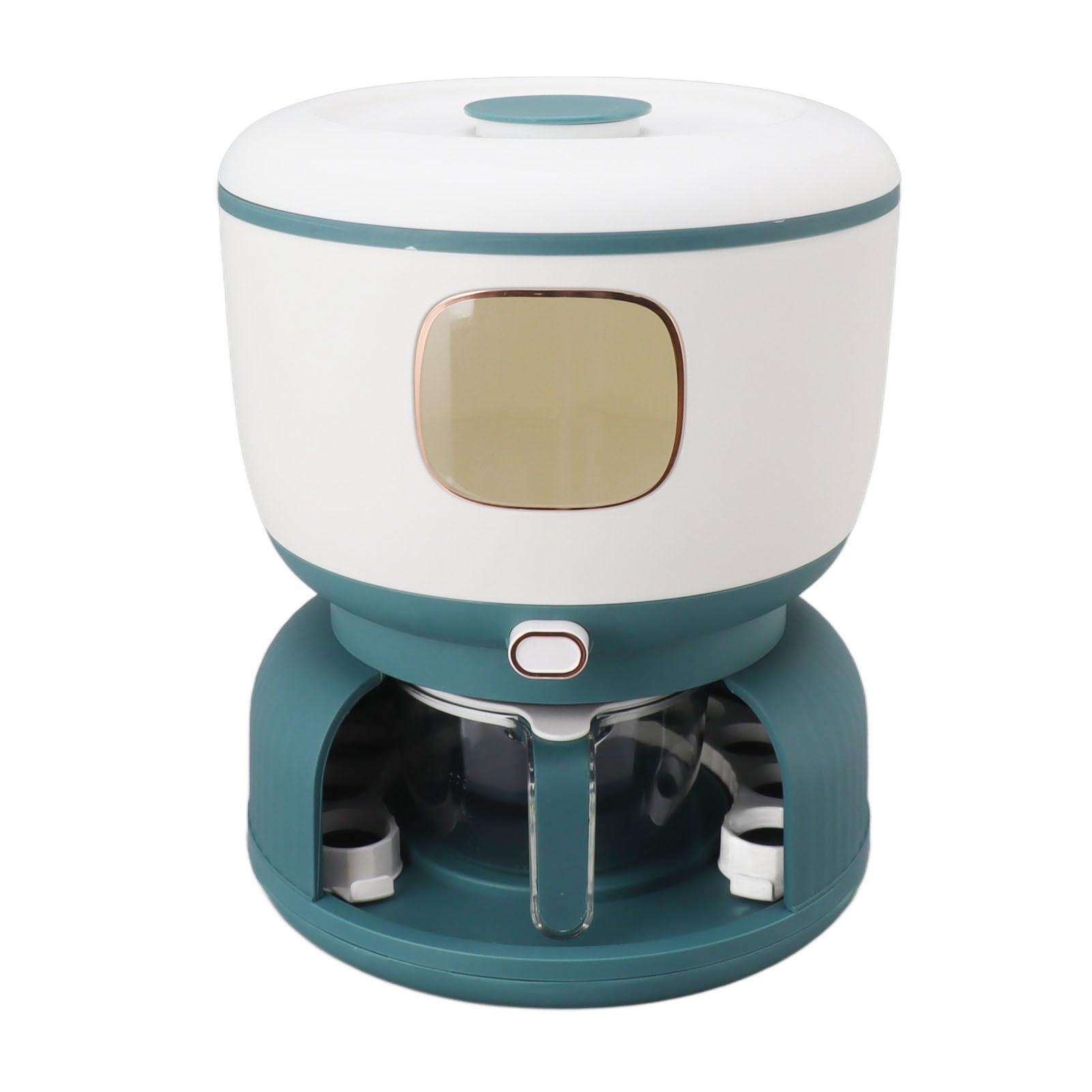 

Rice Storage Bucket Transparent Press Type with Draining Measuring Cup Grain Storage Barrel 5KG зелений