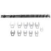 8/11pcs 10-22mm Metric CrowFoot Wrench Movable Open End Ratchet Wrench Keys 3/8 Inch Drive Wrench Set With Interchangeable Heads