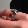 Cute Gothic Animal Lizard Ring, Personality Fashionable Hip-hop Women Punk Halloween  Gift, Trendy Men's Lizard Ring 2025