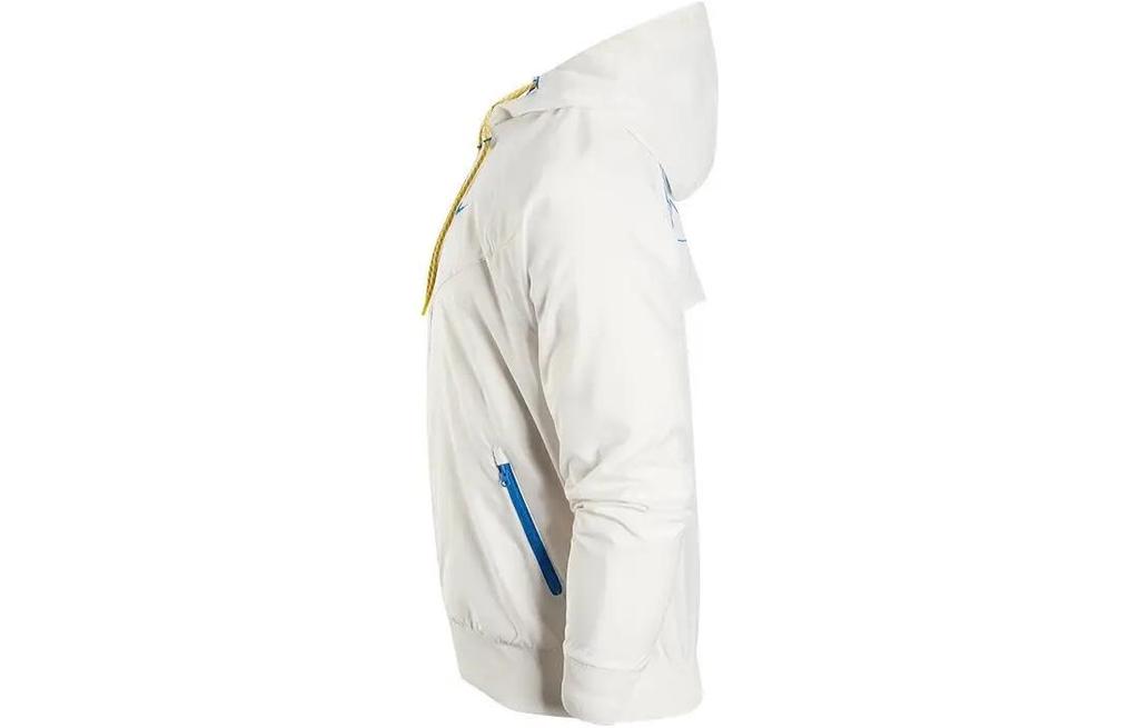 Nike Woven Sports Hooded Windbreaker Jacket 'White' FJ7680-030