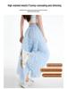Women's 2026 Spring High Waist A-line Layered Mesh Fluffy Skirt