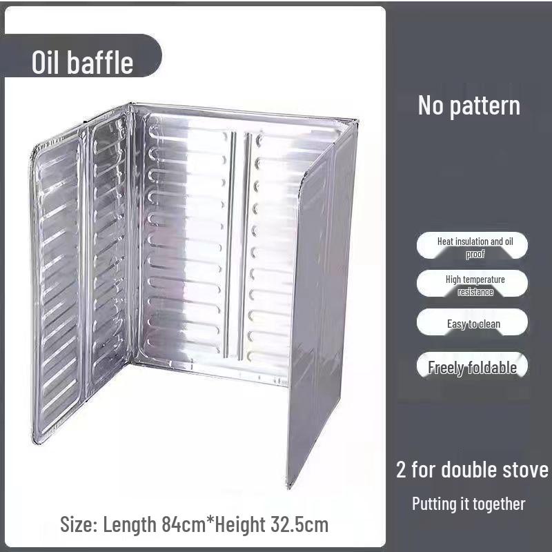 Foldable Heat-Resistant Aluminum Foil Oil Barrier Panel for Stovetop