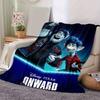 1pc, Disney Pixar Onward Merchandise: Home Decor, Throw Blankets for Couches, Outdoor Blanket Gifts, Flannel Coverlet, Perfect for Bedroom