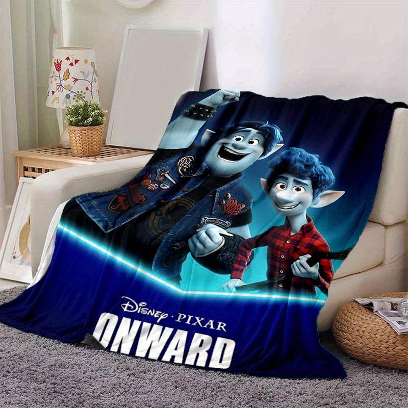 

1pc, Disney Pixar Onward Merchandise: Home Decor, Throw Blankets for Couches, Outdoor Blanket Gifts, Flannel Coverlet, Perfect for Bedroom 80x120cm