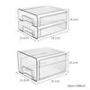 Refrigerator Freezer Cabinet Kitchen Drawer Accessories Box X3UC