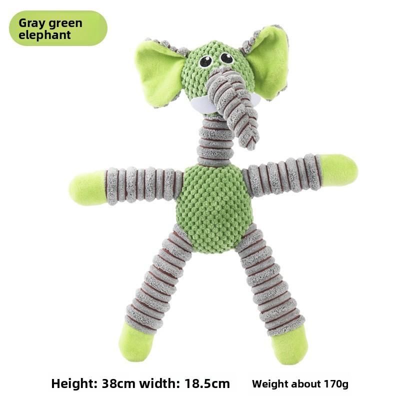 Plush Elephant Sound Toy For Pets With Durable Material Perfect For Playful Dogs