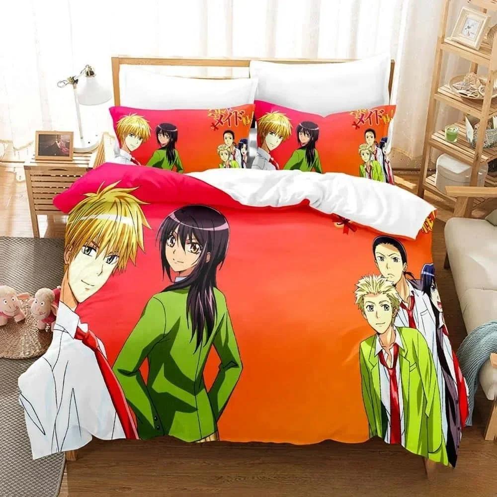 New 3D Print Anime Kaichou Wa Maid-sama Bedding Set Single Twin Full Queen King Size Bed Set Adult Kid Bedroom Duvet Cover Sets