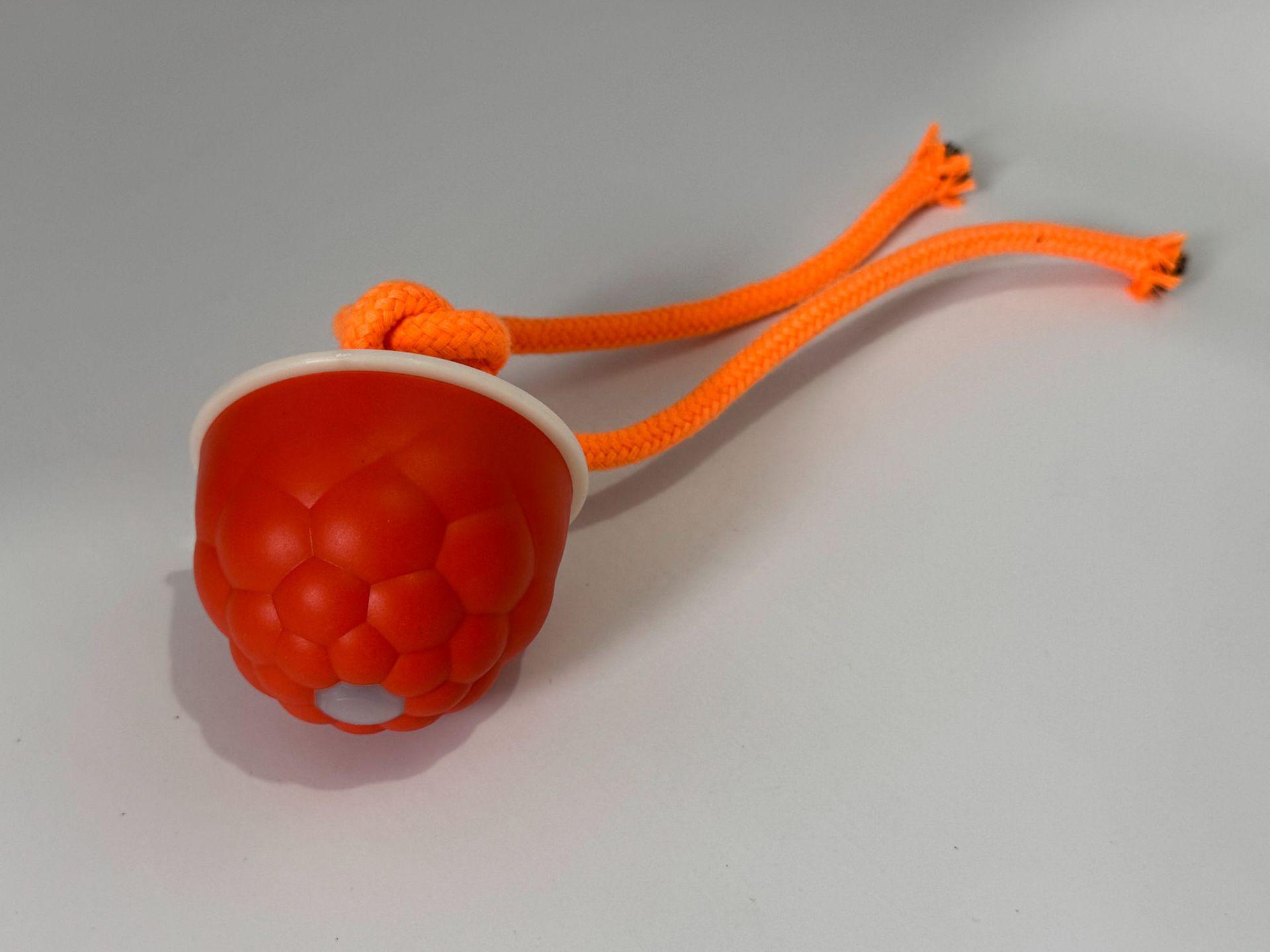 

Smart Teasing Cat Ball Toy: Rolling Rope Ball for Kittens & Cats оранжевый