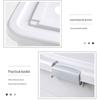 Plastic Storage Box with Wheels