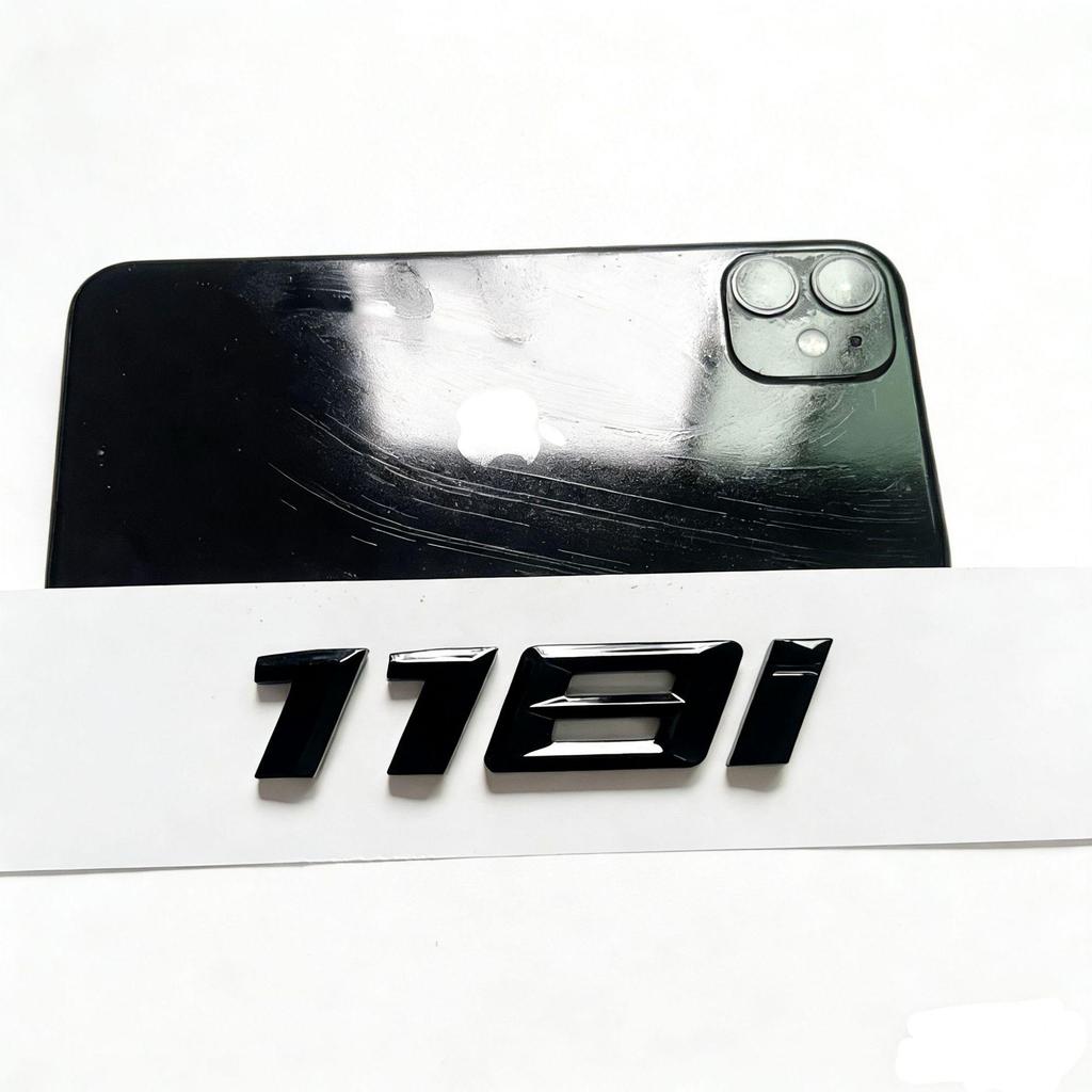 Applicable for New BMW 116i, 118i, 120i, 125i, and 135i Models: Car Emblem, Word Emblem, Tail Emblem.