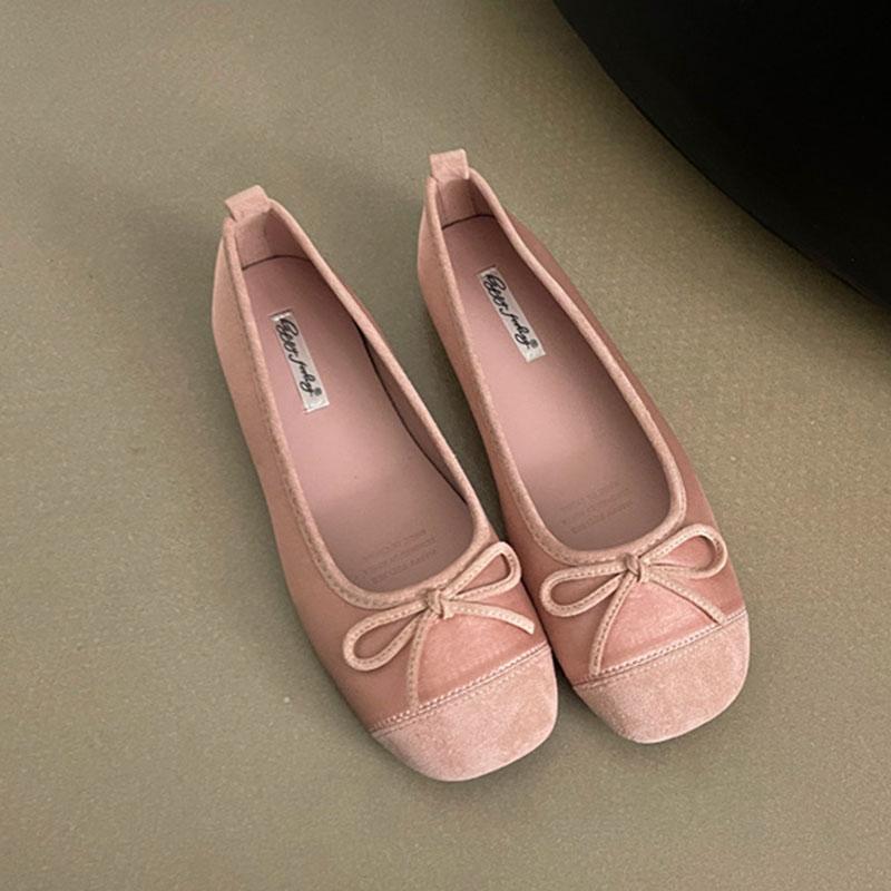 Měkké Dámské Hedvábné Mělké Dámské Baleríny S Botami Pantoflemi Kulatá Špička Obuv Nazouvací Dámské Baleríny Taneční Boty