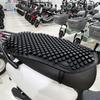 Universal Silicone Motorcycle & Scooter Seat Cover - Breathable, Heat-Resistant, Shock-Absorbing, Summer-Ready.