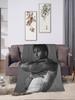 Warm Vintage Style Throw Blanket by Jonathan Bailey  Soft Flannel Decorative Bedspread for Couch Chair or Sofa Cover