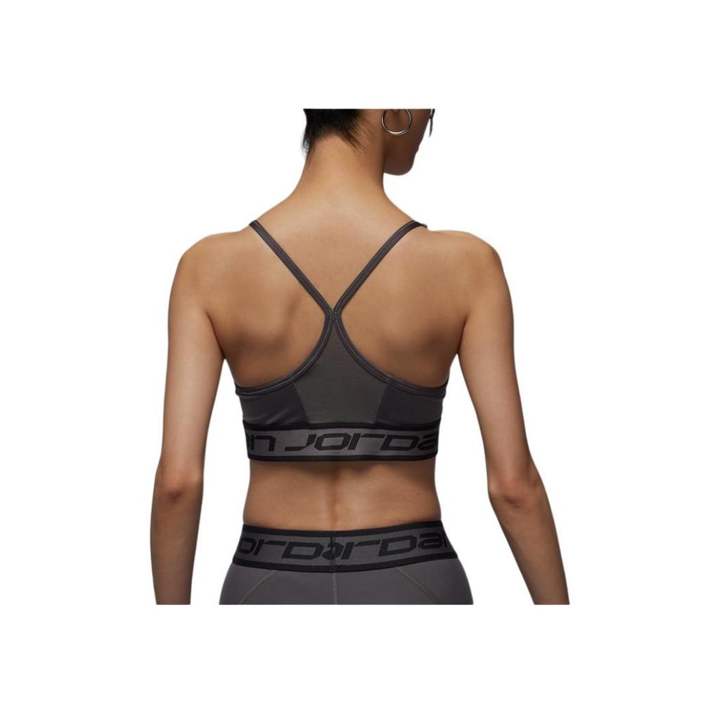 Jordan Indy Low Intensity Support Quick Dry Comfortable Sleeveless Sports Bra Women Underwear Gray FB4096036