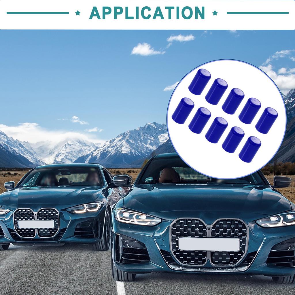 ACROPIX 12mm 0.47" Silicone Hose Cap Intake Vacuum Hose Tube - Pack of 10