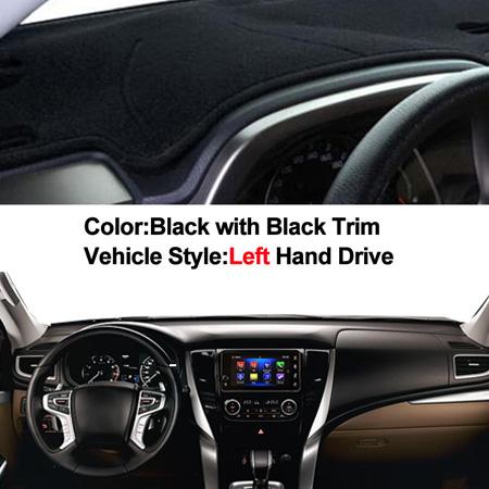 Car Dashboard Cover For Mitsubishi Pajero Sport / Montero 2016 2017 2018 Dashmat Pad Carpet Cover Dashboard Dash Mat Sun Shade