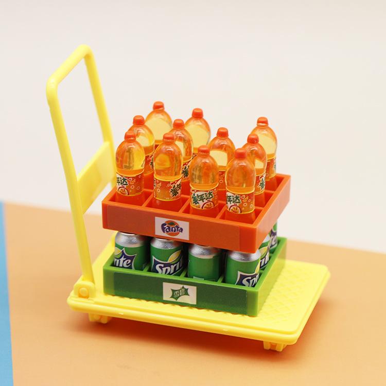 Casa de Bonecas Casa de Bonecas Modelo Miniatura Ob11 Carrinho Brinquedo Mini Carro de Plataforma Casa de Brinquedo Brinquedo Pequeno