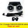 64 Colors LED Air Vents For Mercedes Benz W213 E-Class Coupe AMG E43 E53 E250 3D Rotating Tweeter Speaker Interior Ambient Light