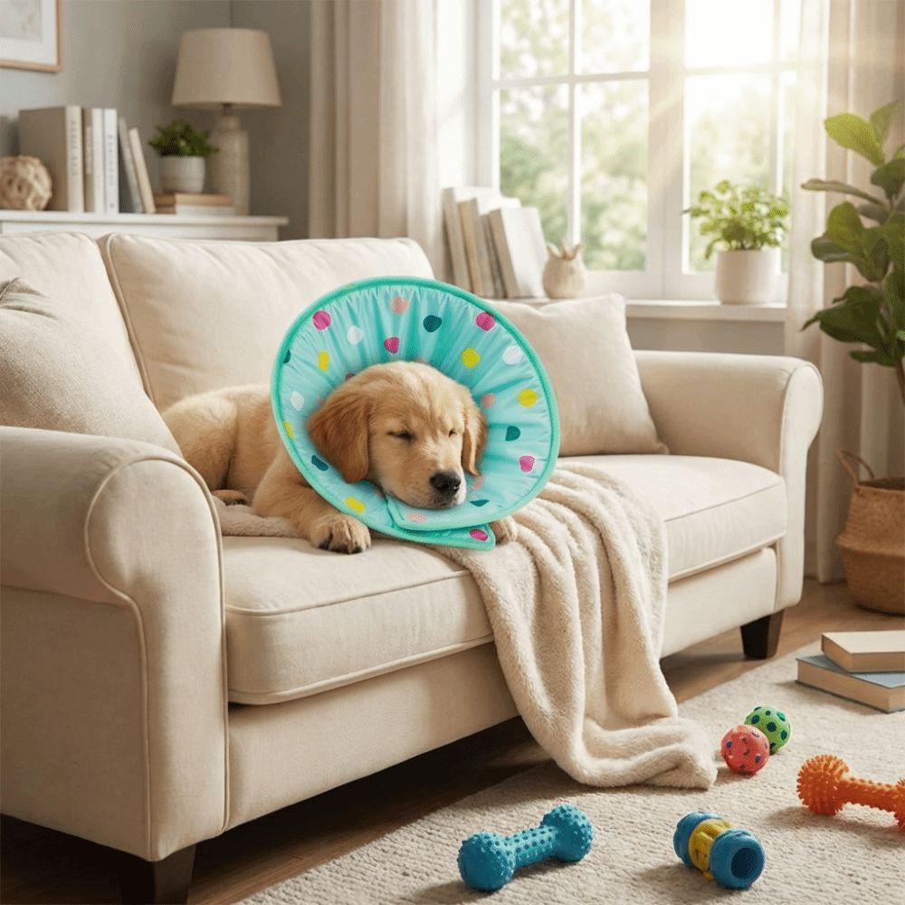 Comfortable Dog Recovery Collar Anti Licking Anti Bite Collar Pet Elizabethan Collar  for Cats Dogs