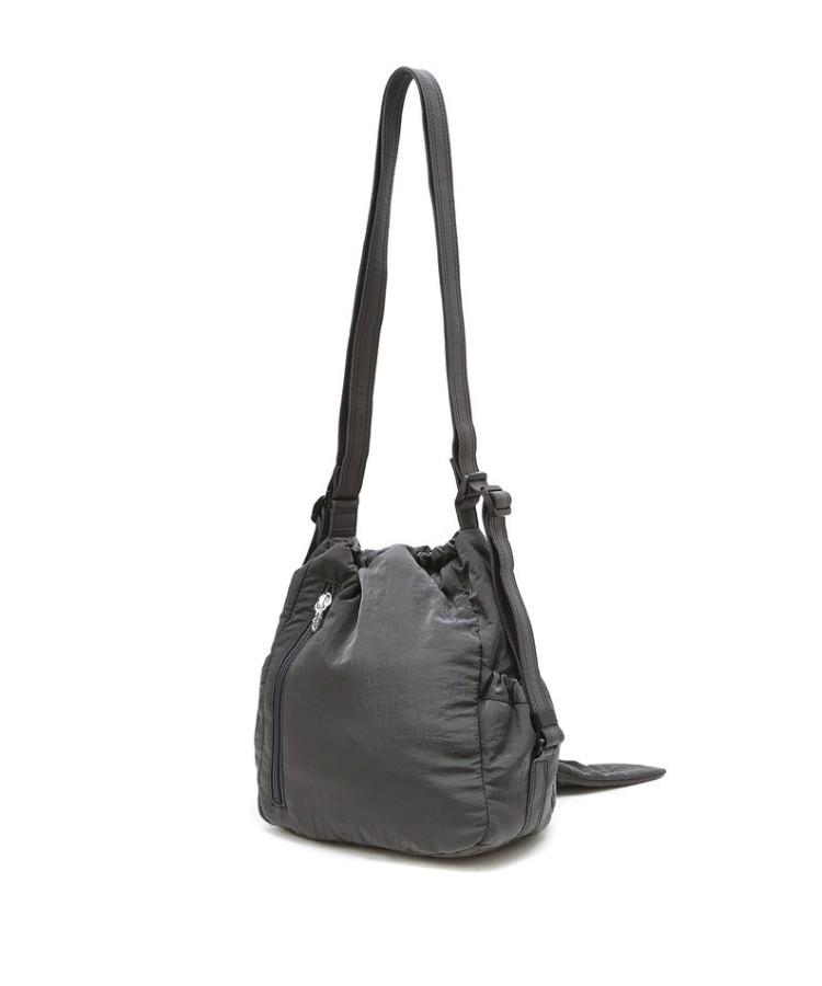 Athe Vanessabruno [Ruban] Dark Gray Ribbon Backpack And Shoulder Bag Mini Aaba5F941G3