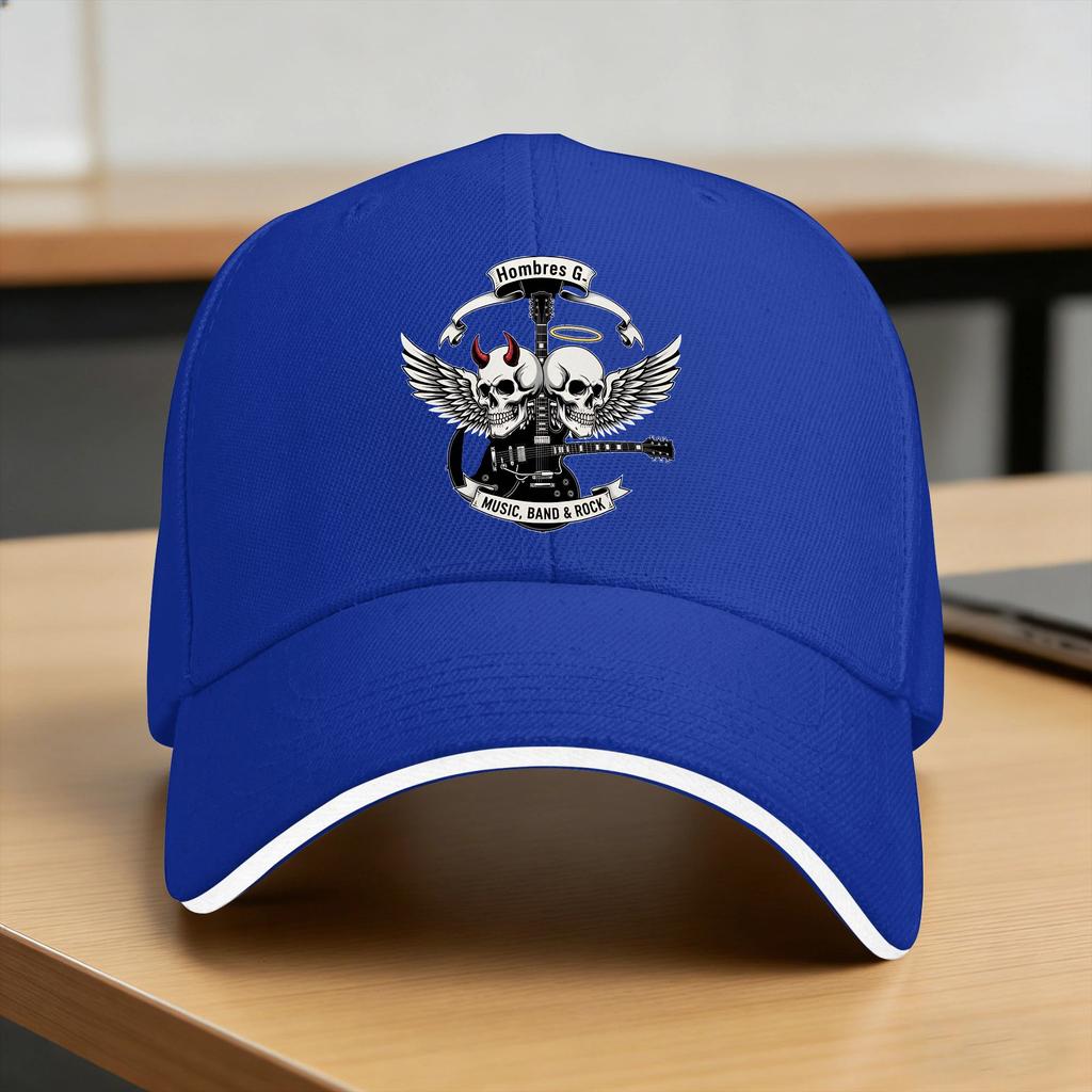 Spring Hombres G Band Skulls Baseball Cap Outdoor Gym Trendy Design Sun Trucker Hat Men Adult Breathable Snapback Cap