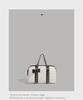 Korean-Style Boston Wax Leather Handbag with Bow Accent