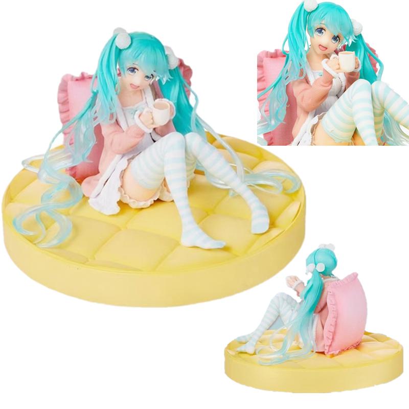 New Hatsune Miku Figure large base high quality Kawaii long hair Figurine Girls Collectable Pvc Model Toys Kids Desk Orname