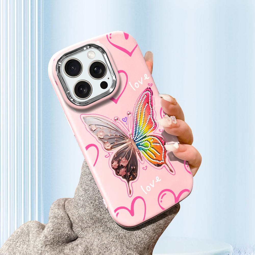 

Сплошной цвет с серебряным краем линзы, жирный корпус, мягкий жидкий силиконовый чехол из ТПУ, противоударный чехол для телефона для Huawei Honor iPhone Infinix Tecno Vivo Vivo Y35+ 5G розовый