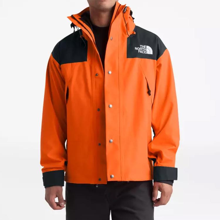 The North Face 1990 Outdoor Hiking Waterproof And Windproof Windbreaker Jacket Men's Persian Orange NF0A3XEJ-V0W