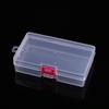 Square Clear Plastic Storage Box Portable Lightweight Organizer for Jewelry Beads Fishing Tackle Hiking Camping Small Item Storage