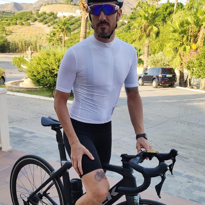 YKYWBIKE Unisex Multi-Color Breathable Cycling Jersey - Sweat-Wicking Short-Sleeve Sports Top