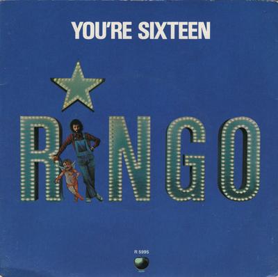 7inch Record RINGO STARR - You're Sixteen R5995 Apple Records 1974 UK Rock Used