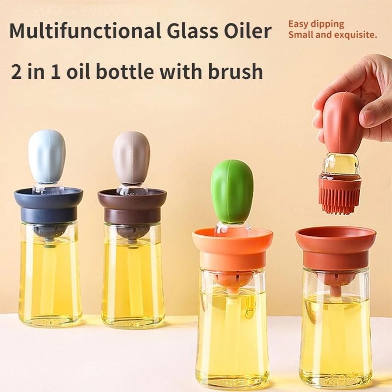 

180 мл кухонная бутылка масла, силиконовая щетка, дозатор масла для барбекю, кухонная кулинария, выпечка, барбекю, гриль, уксус, индейка, наметка, кондитерские кисти