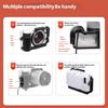 Aluminum Camera Cage Rig with Cold Shoe Mount 1/4inch Threaded Holes Camera Bracket for R50V Camera Accessories