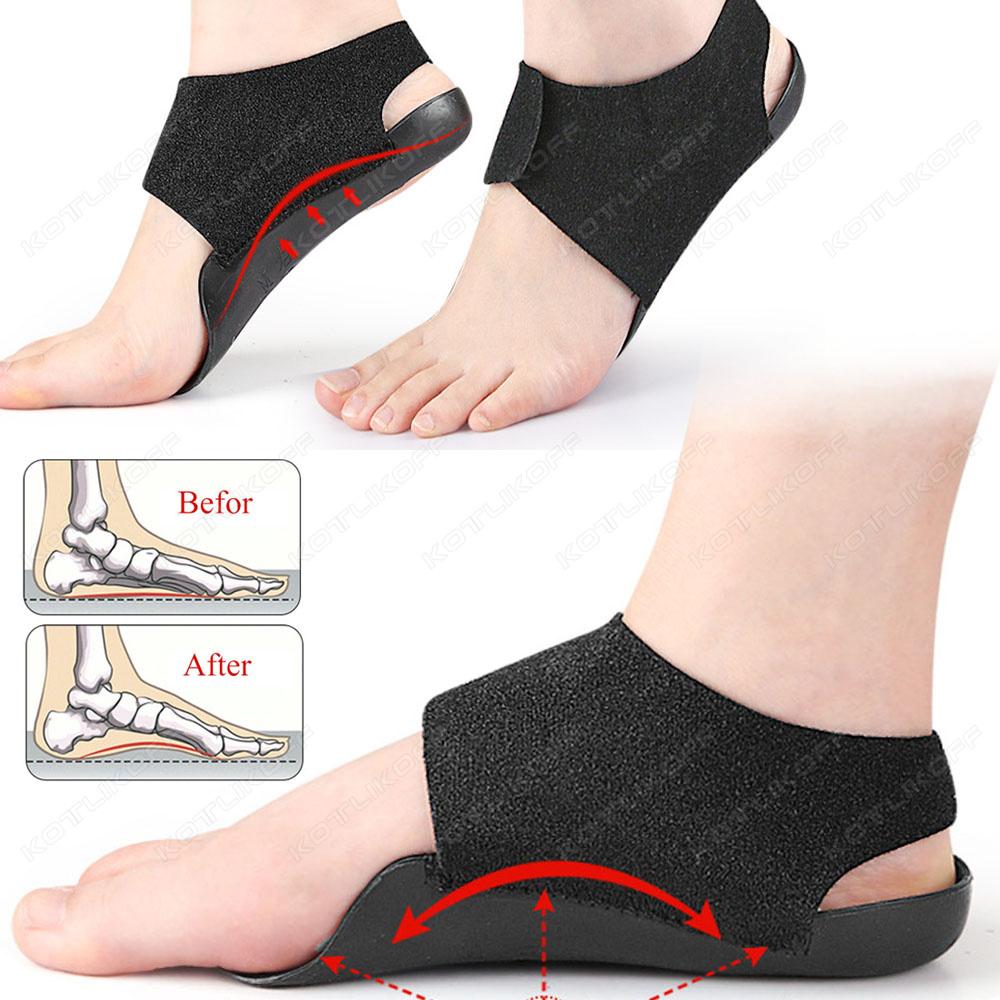 KOTLIKOFF Orthotic Arch Support Shoe Inserts for Flat Feet Arch insole Walking Pad Shock-absorbing For Feet Care Insoles Unisex