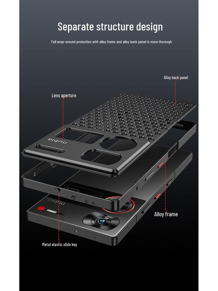Nubia Z80/Z70 Ultra Aromatherapy Aluminum Heat Dissipation Phone Case Z60u