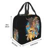 Custom D-Digimons Thermal Insulated Lunch Bags Women Men Cartoon Resuable Lunch Container School Office Outdoor Storage Food Box