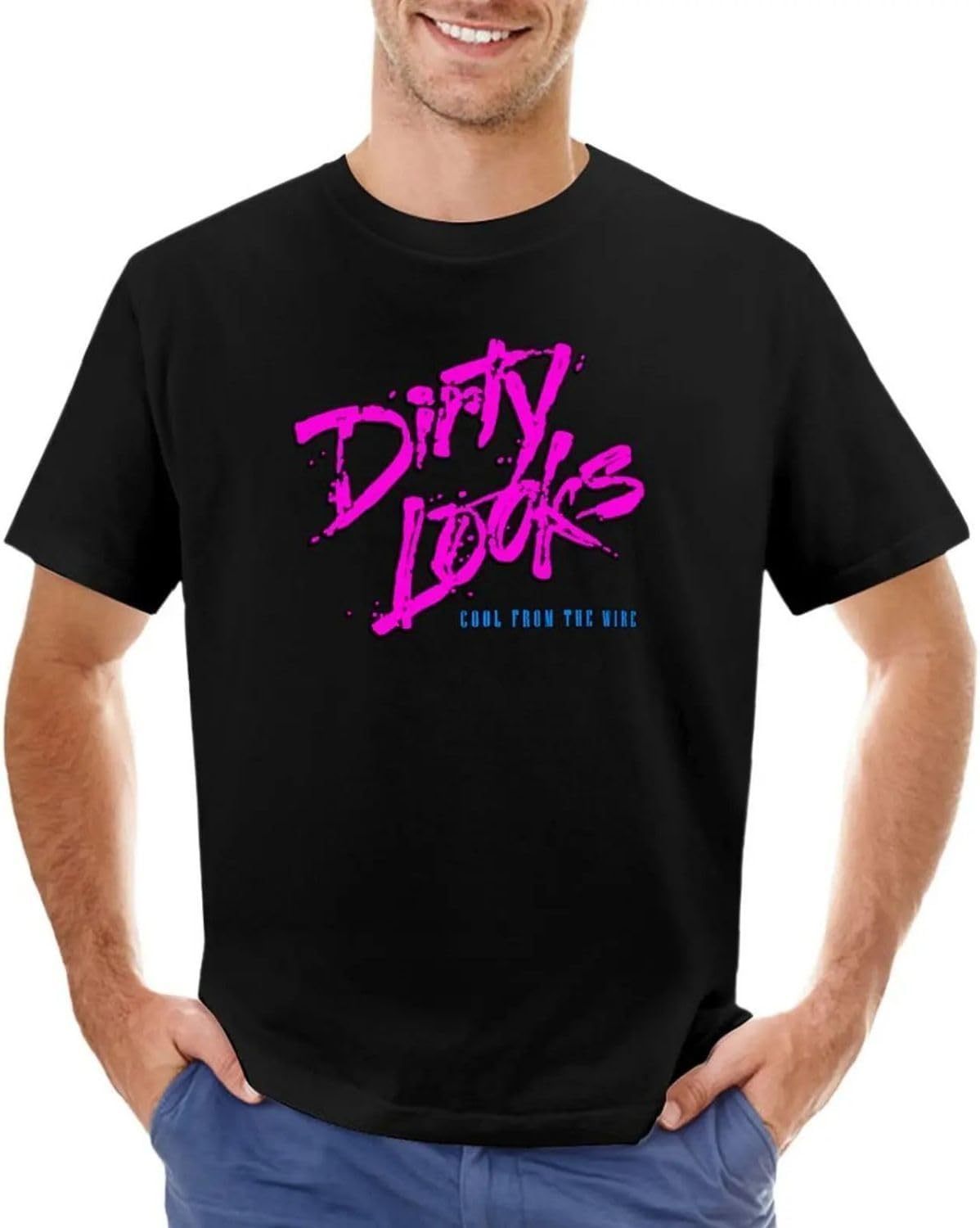 Dirty Looks Cool from The Wire T Shirt Short Sleeve Custom t Shirts Design Your own M чёрный