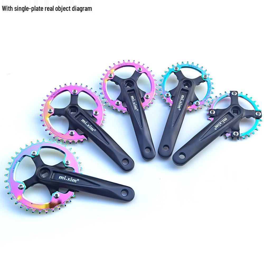 Mountain Bike Chainring & Crank Arm Repair Part - Single/Double/Triple Chainring, Four-Arm, BCD64-104mm
