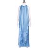 Padme Amidala Blue Dress Cosplay Costume Set for Halloween Carnival Cosplay Outfit