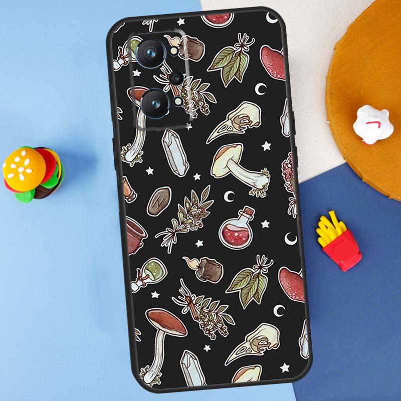 Mushroom Forest For Realme 11 10 12 13 14 Pro Plus GT 5 6 6T GT7 Pro C61 C53 C51 C21Y C25S C55 C67 C75 Case