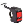 Screw Mount Motorcycle Switch Headlight Handlebar Toggle Light On-Off Main Motorbike Vice Control Dirt Bike ATV UTV Scooter Accessories Easy