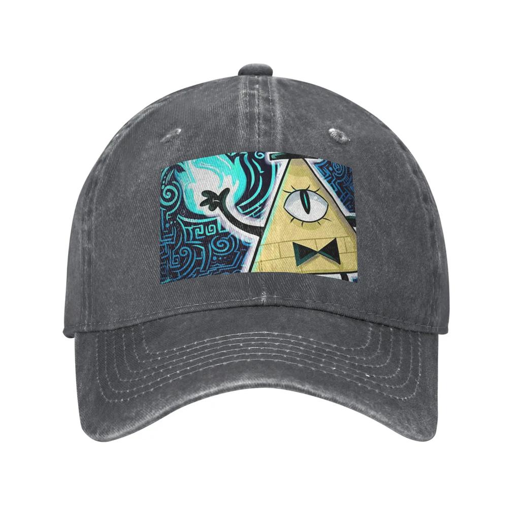 Cartoon Gravitys Falls Denim Fabric Cap Casual Baseball Caps Adjustable Hat Summer Unisex Baseball Hats