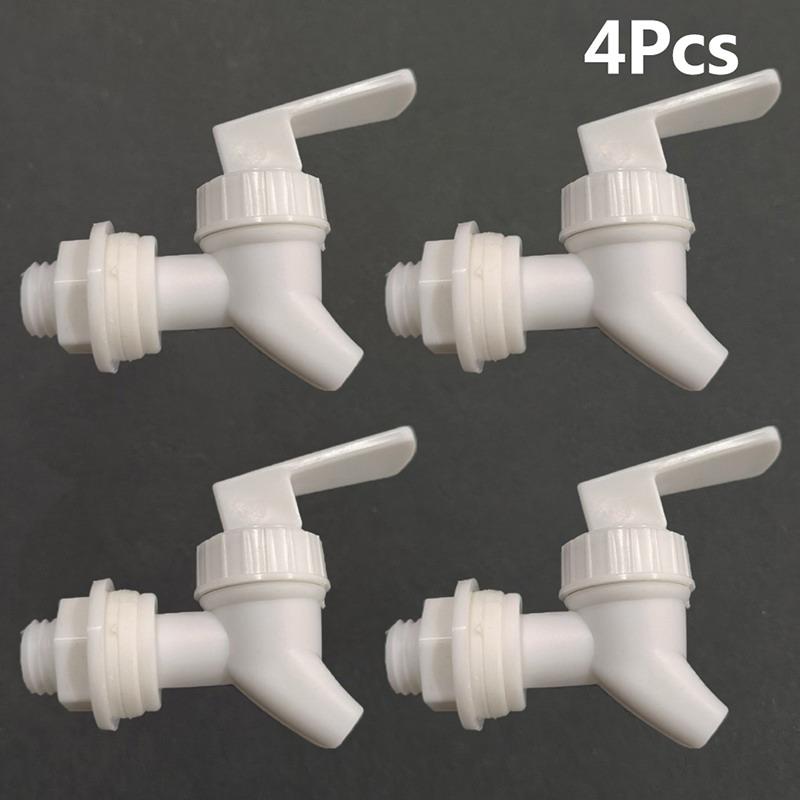 4 Pcs Plastic Water Spigot With Leak Proof Design And Easy Installation Perfect For Beverage Dispensers Water Jugs Camping