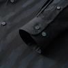 Men's Plus Size Striped Business Casual Long-Sleeve Shirt