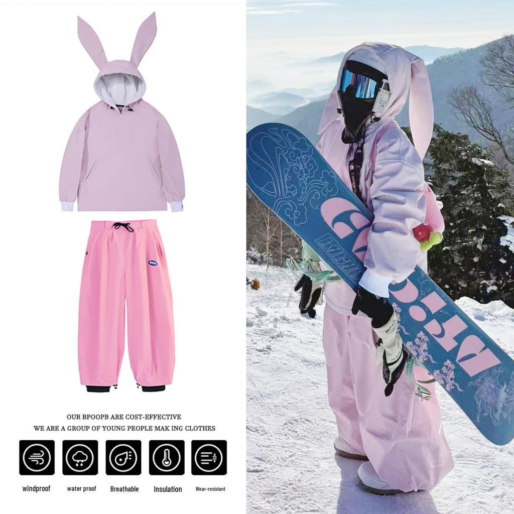 Harbin Snowboard Pants: New Style, Extra Loose, Windproof, Waterproof, Warm, Freestyle, Super Baggy Design
