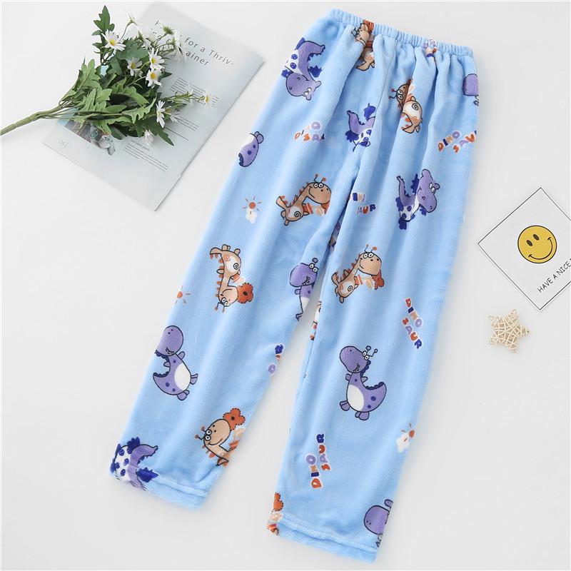 

Детские флисовые штаны для сна - Теплые брюки на подкладке для мальчиков и девочек, идеально подходящие для осени/зимы. Size 12: 110cm Recommended