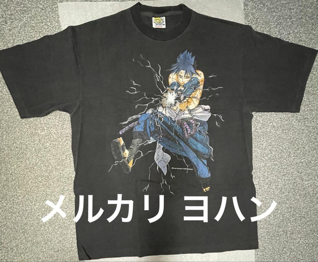 [USED] Rare NARUTO Uchiha Sasuke Anime T-shirt